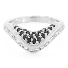 White Sapphire Silver Ring