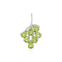 Peridot Silver Pendant