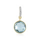 9K Sky Blue Topaz Gold Pendant