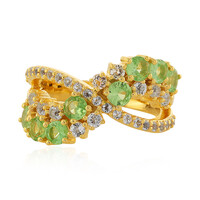 Tsavorite Silver Ring