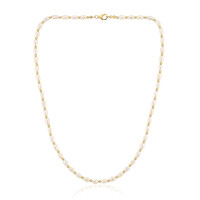 White Freshwater Pearl Silver Necklace