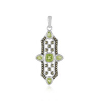 Peridot Silver Pendant