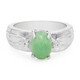 Imperial Chrysoprase Silver Ring
