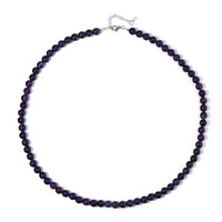 Zambian Amethyst Silver Necklace