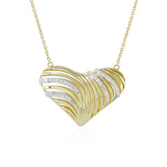 9K I1 (I) Diamond Gold Necklace (Ornaments by de Melo)