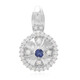 Kanchanaburi Sapphire Silver Pendant