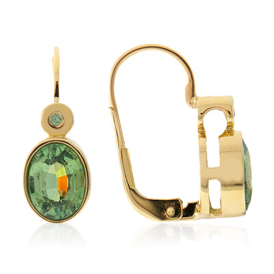 9K Namibian Demantoid Gold Earrings (CUSTODANA)