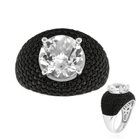 White Topaz Silver Ring