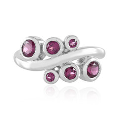 Rhodolite Silver Ring (de Melo)