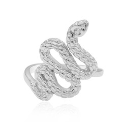 White Topaz Silver Ring