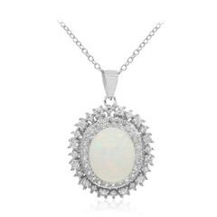 Welo Opal Silver Necklace