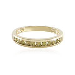 9K I1 (Yellow Diamond) Gold Ring