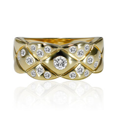 9K SI1 (G) Diamond Gold Ring