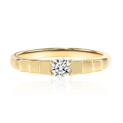 18K VS2 (H) Diamond Gold Ring (adamantes [!])