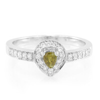 Cuprian Tourmaline Silver Ring
