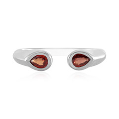 Tanzanian Ruby Silver Ring (Adela Silber)