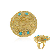 Sleeping Beauty Turquoise Silver Ring