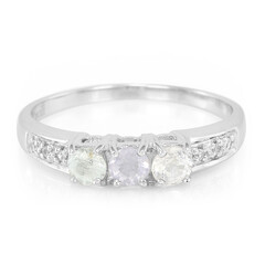 Cuprian Tourmaline Silver Ring