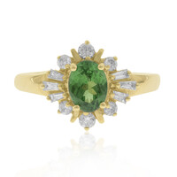 14K AAA Tsavorite Gold Ring (CIRARI)