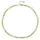 Peridot Silver Necklace (Riya)