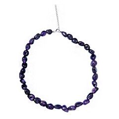 Zambian Amethyst Silver Necklace