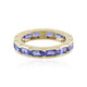 9K AAA Tanzanite Gold Ring (de Melo)