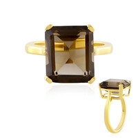 Smoky Quartz Silver Ring