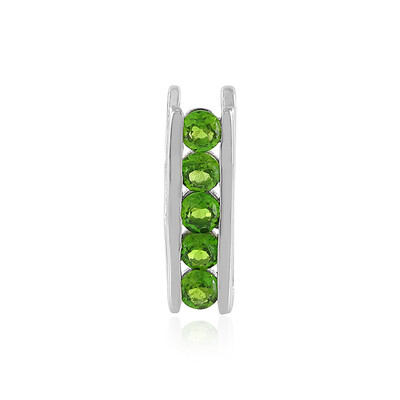 Russian Diopside Silver Pendant