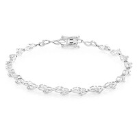 Zircon Silver Bracelet