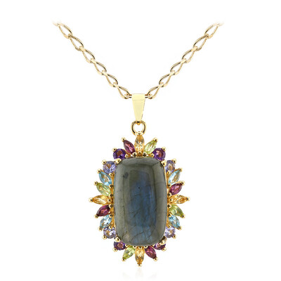 Labradorite Silver Necklace