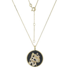Peridot Silver Necklace (Adela Silber)