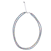 Mystic Hematite Silver Necklace