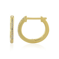I4 (J) Diamond Silver Earrings