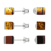 Baltic Amber Silver Earrings