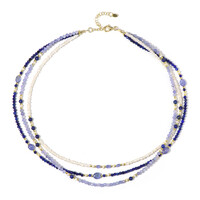 Tanzanite Silver Necklace (Riya)
