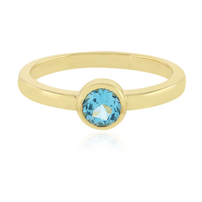 Swiss Blue Topaz Silver Ring