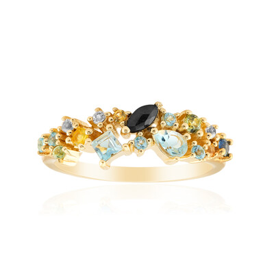 Swiss Blue Topaz Silver Ring