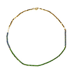 Russian Diopside Silver Necklace