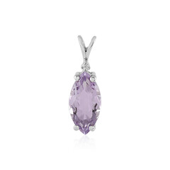 Rose de France Amethyst Silver Pendant