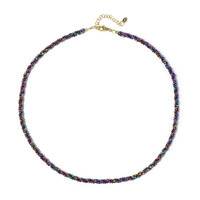 Mystic Hematite Silver Necklace
