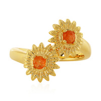 Sunstone Silver Ring