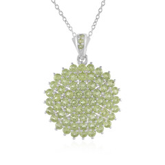 Peridot Silver Necklace