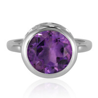 Amethyst Silver Ring