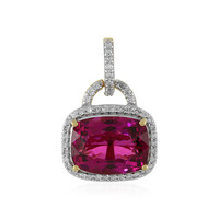 14K Rubellite Gold Pendant (AMAYANI)