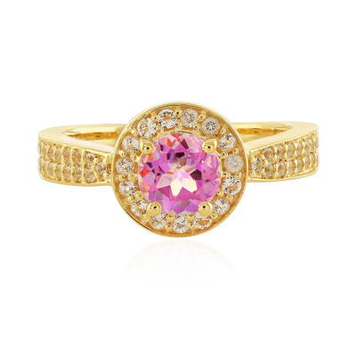 Anniversary Topaz Silver Ring