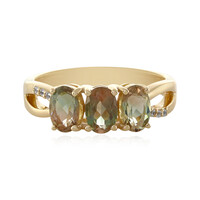 9K Oregon Sunstone Gold Ring