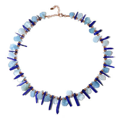 Rose Hematite Silver Necklace