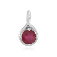 Bemainty Ruby Silver Pendant