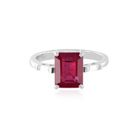 Bemainty Ruby Silver Ring