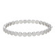 Zircon Silver Bangle (Adela Silber)